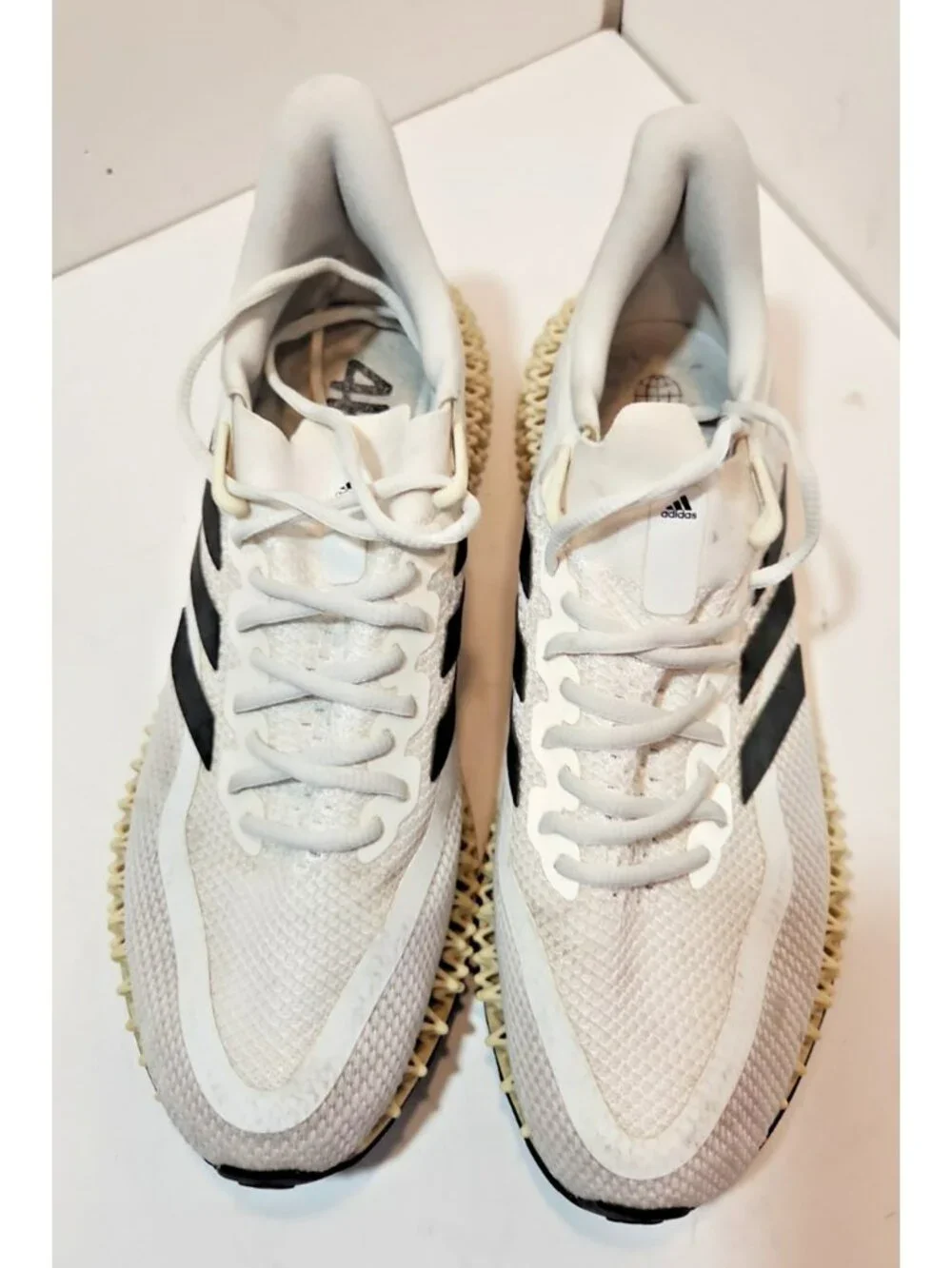 ADIDAS 4DFWD 2 Primeknit Running Shoes Mens 11 Cloud White Black AGX9247